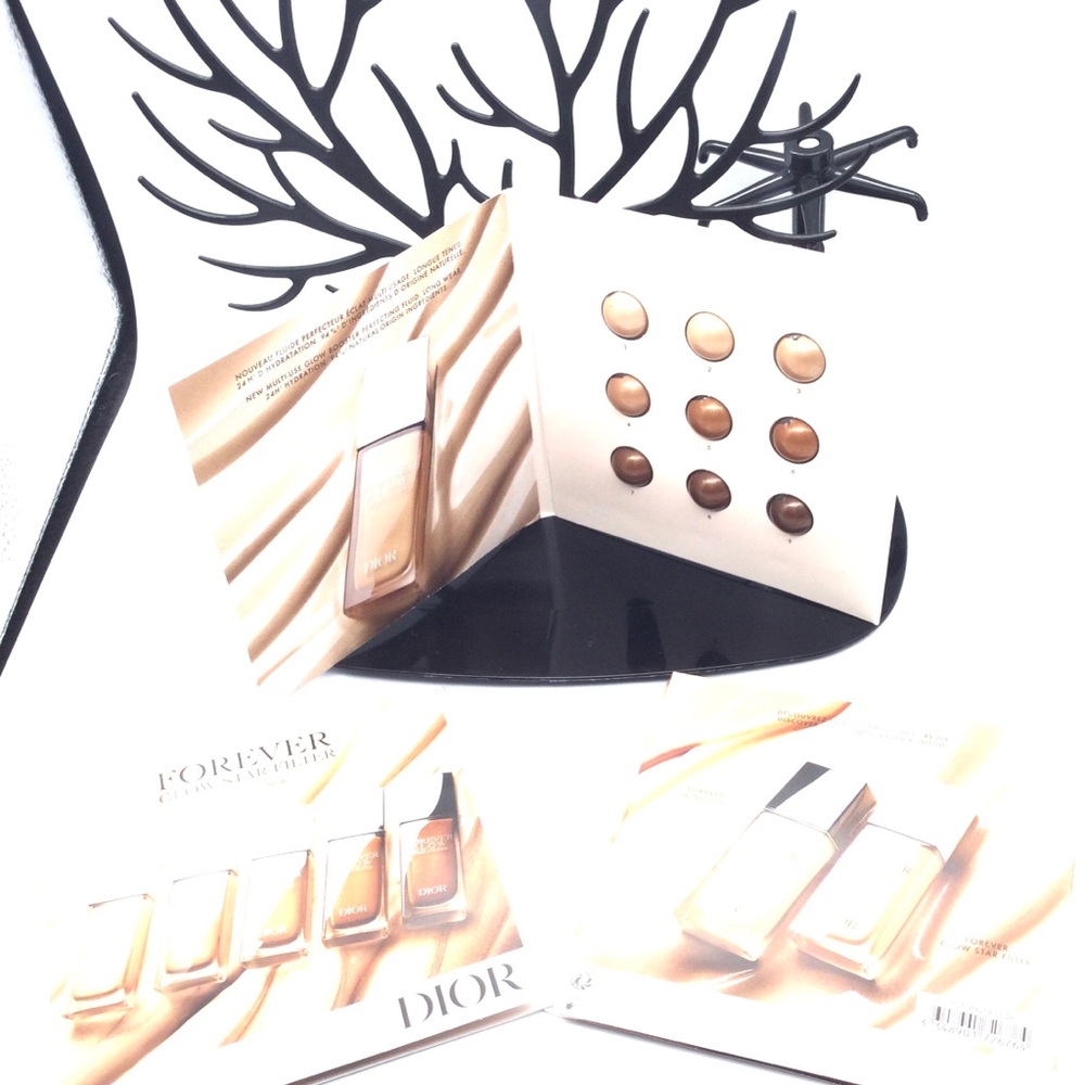 Dior Forever Foundation Sample Card - Neutral Beige Shades new 3 pk sample